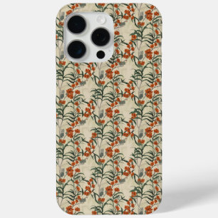 Botanical Floral Pattern iPhone 15 Pro Max Case