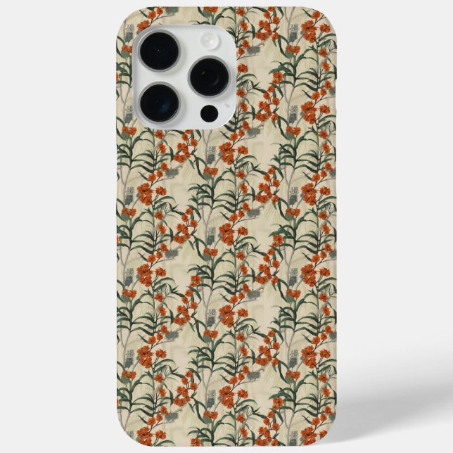 Botanical Floral Pattern  Case-Mate iPhone Case (Back)