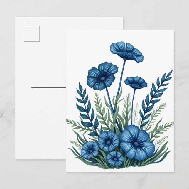 Botanical Floral Postcard (Front/Back)