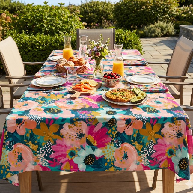 Botanical Floral  Tablecloth (Creator Uploaded)