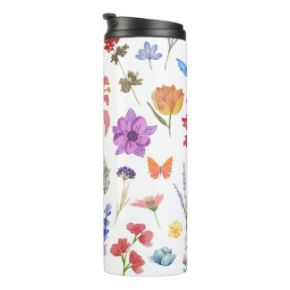 Botanical Floral Thermal Tumbler