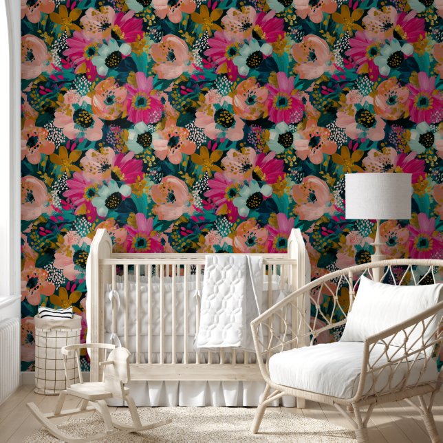 Botanical Floral  Wallpaper (Kids)