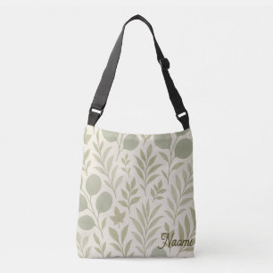 Botanical Flow Seamless Pattern   Luxury Yoga  Crossbody Bag
