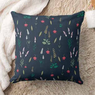 Botanical Flower Floral Pattern 20" x 20" Cushion