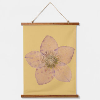 Botanical Flower Wall Tapestry -Minimalist Pastel 