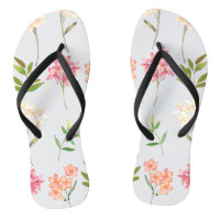 Botanical flowers print traditional cottage style