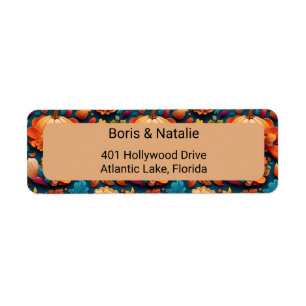 Botanical Foliage Label Return Address Label