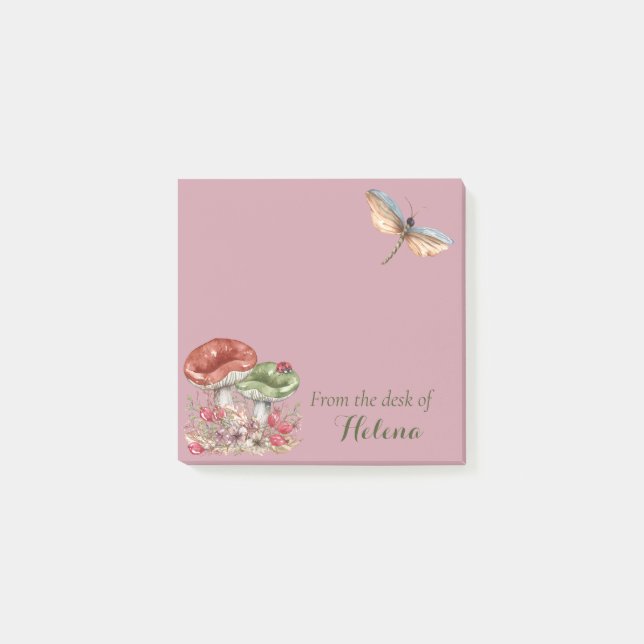 Botanical Forest Office Post-it Notes (Front)