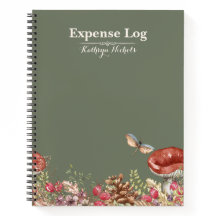Botanical Forest Office Spiral Notebook