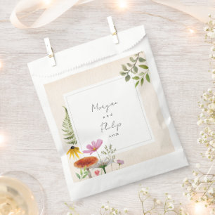 Botanical Forest Wedding Napkins Favour Bag