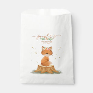 Botanical Fox Baby Shower Favour Bag