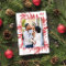 Botanical Frame JOY Red Holiday Photo Card
