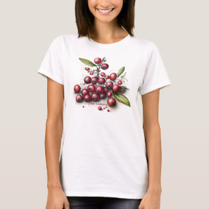 Botanical Fresh Cranberries T-Shirt