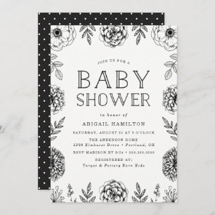 Botanical Garden   Baby Shower Invitation
