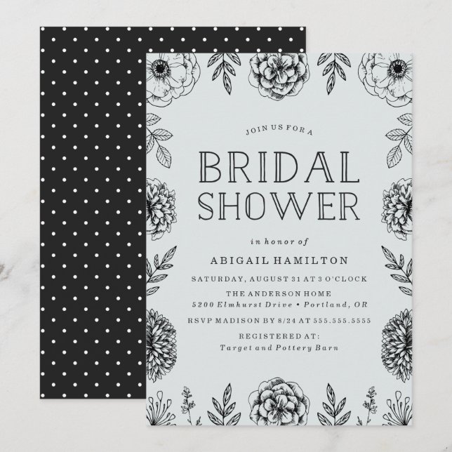 Botanical Garden | Bridal Shower Invitation (Front/Back)