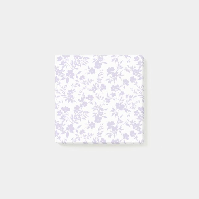 Botanical Garden Dusty Lavender - Neutral Post-it Notes (Front)