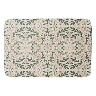 Botanical Garden Floral Bath Mat