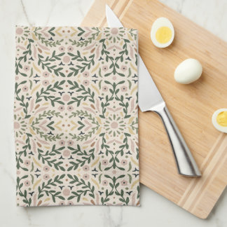 Botanical Garden Floral Bath Tea Towel