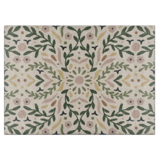 Botanical Garden Floral Cutting Board