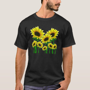 Botanical Garden Flower Hippie Sunflower Botanical T-Shirt