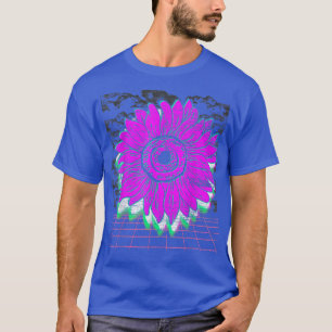 Botanical Garden Flower Retro Art 90s Vaporwave Su T-Shirt