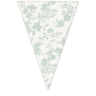 Botanical Garden Muted Sage - Neutral Bunting
