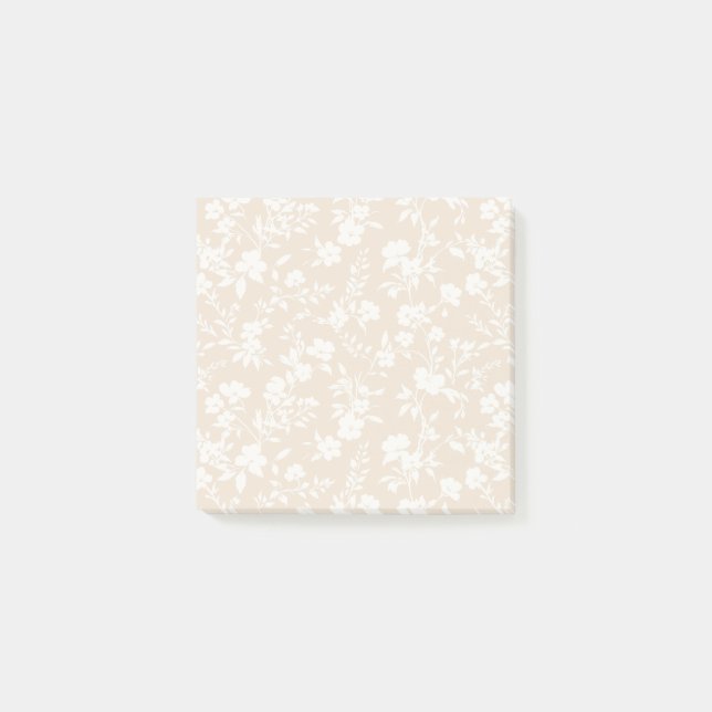 Botanical Garden Neutral - Soft Linen Post-it Notes (Front)