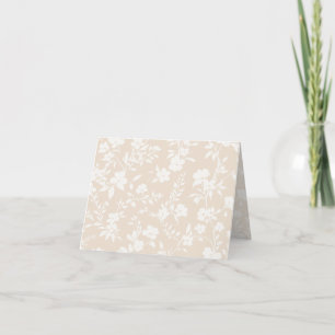 Botanical Garden Neutral - Soft Linen Thank You Card