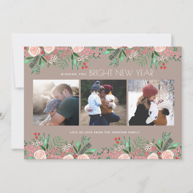 Botanical Garden New year Holiday | Photo Card (Front)