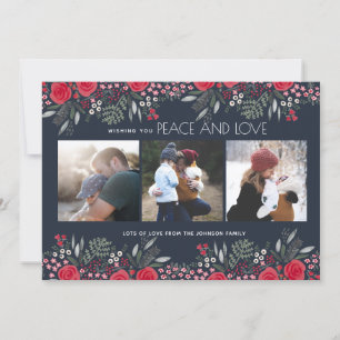 Botanical Garden peace and love Photo Card