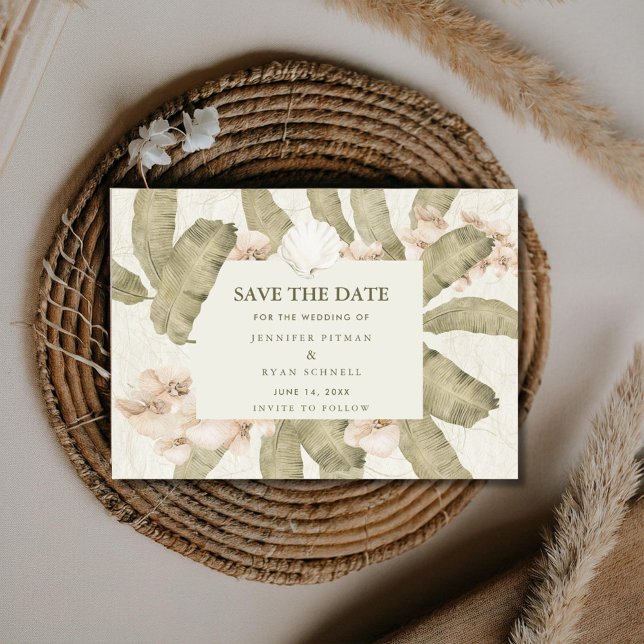Botanical Garden Photo Wedding  Save The Date (Creator Uploaded)