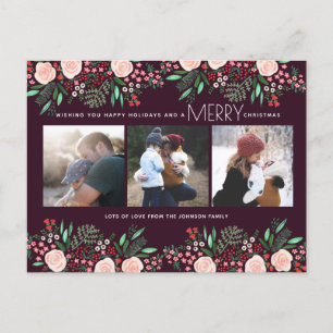Botanical Garden Postcard Holiday Photo Card