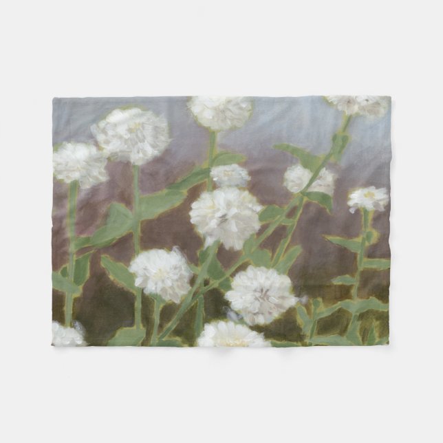 Botanical Garden Study I Fleece Blanket (Front (Horizontal))