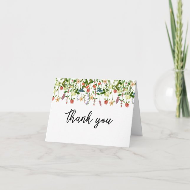 Botanical Garden Thank You Cards (Front)