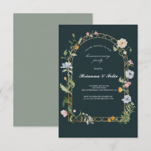 botanical garden Tropical Green Housewarming Party Invitation