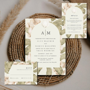 Botanical Garden Wedding Invitation
