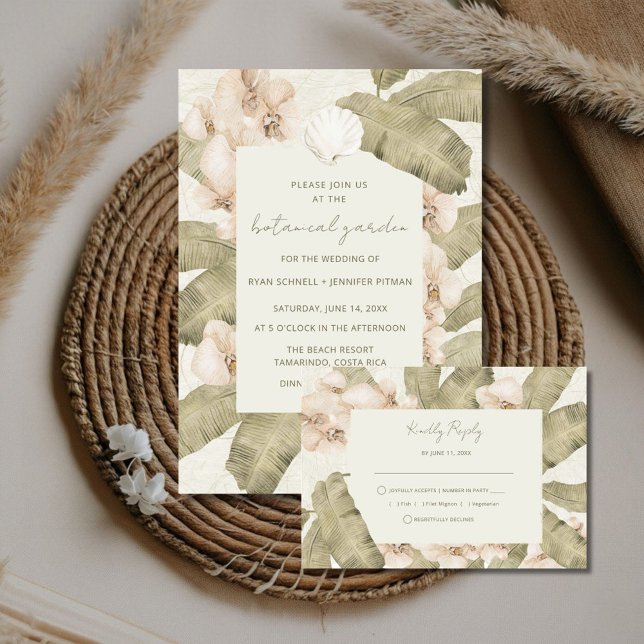 Botanical Garden Wedding  Invitation (Creator Uploaded)