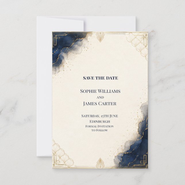 Botanical Garden Wedding Save the Date (Front)