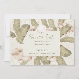 Botanical Garden Wedding Save The Date