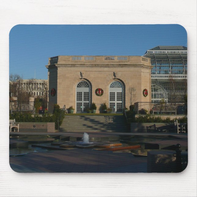 Botanical Gardens at Christmas in Washington DC Mouse Pad (Front)