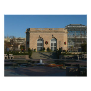 Botanical Gardens at Christmas in Washington DC Photo Print