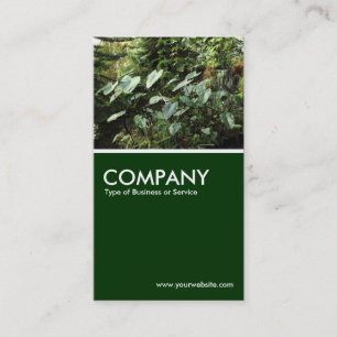 Botanical Gardens - Dark Green Business Card