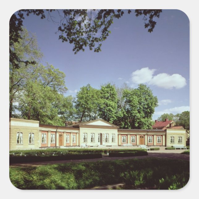 Botanical Gardens Orangery Square Sticker (Front)