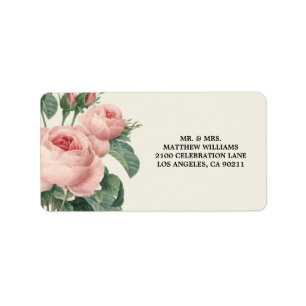 Botanical Glamour Address Label
