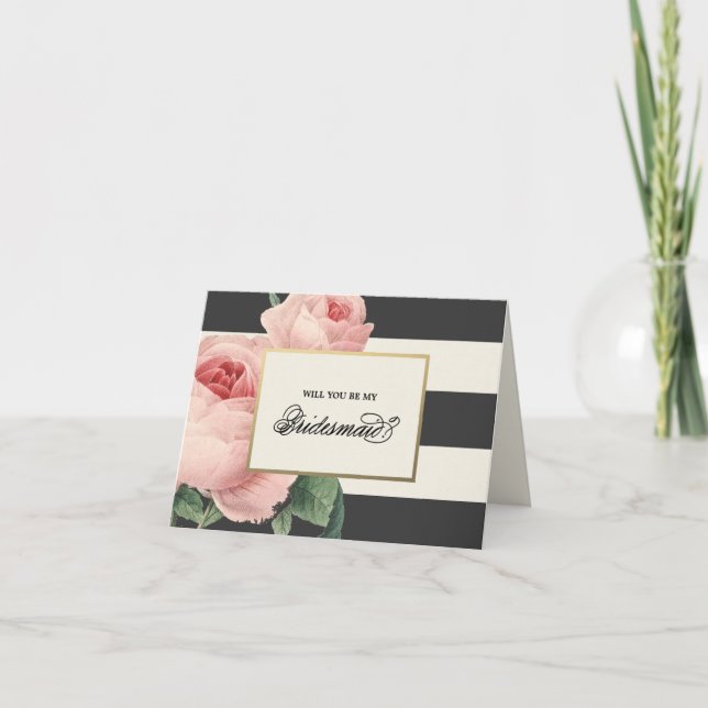 Botanical Glamour | Bridesmaid Card (Front)