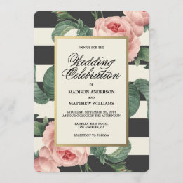 Botanical Glamour | Wedding Invitation
