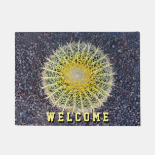 Botanical Globe Cactus Needles Photo Doormat