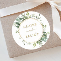 Botanical Gold Greenery Wedding