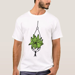 Botanical Green Leaf Cluster T-Shirt