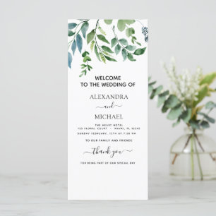 Botanical Greenery Foliage Watercolor Wedding